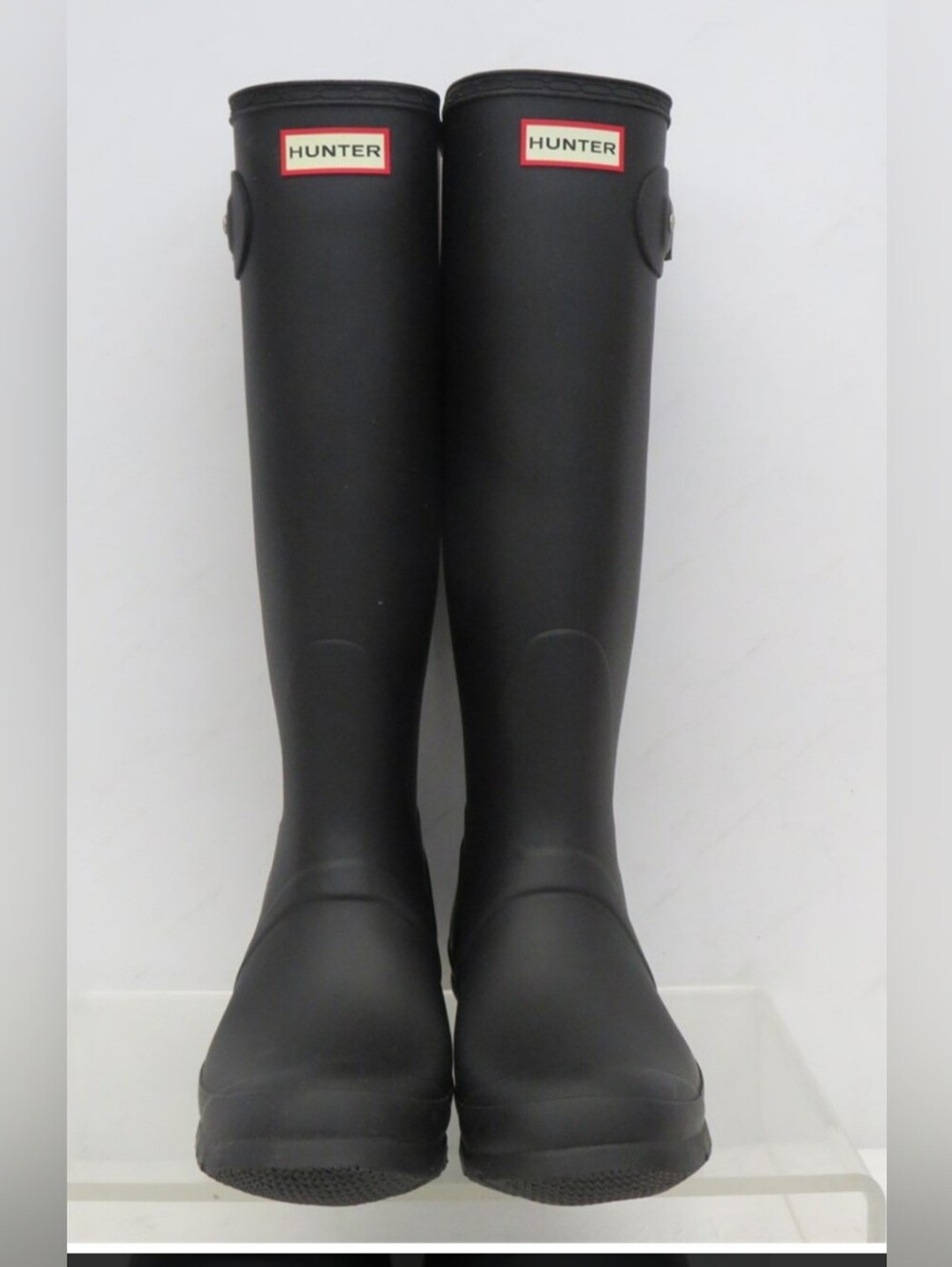 Disney X Hunter Matte Black Tall Rain Boots